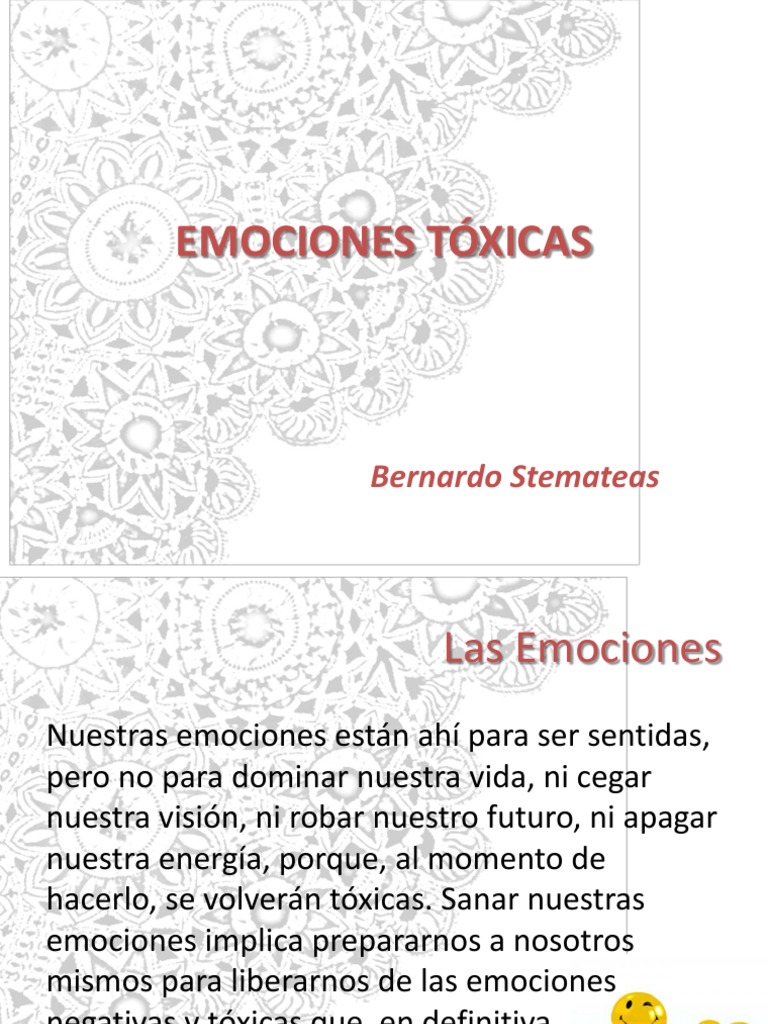 Emociones Tóxicas 1 | PDF | Las emociones | Amor