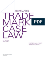 One Page Summaries Trademark CJEU