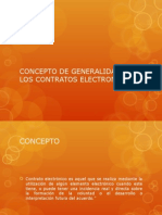 Concepto y Generalidades de Los Contratos Electronicos