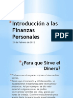 Finanzas Personales, Introducción y Módulo 1