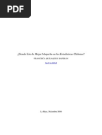 ¿Donde Esta la Mujer Mapuche en las Estadísticas Chilenas? - Quilaqueo Francisca