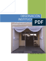 Observacion Institucional