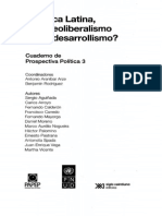 Amèrica Latina Del Neoliberalismo Al Neodesarrollismo PDF
