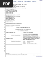 Apple Computer Inc. v. Burst.com, Inc. - Document No. 143