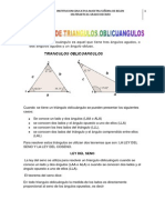 Solucion de Triangulos Oblicuangulos