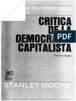 Critica de La Democracia Capitalista Stanley Moore