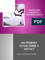 Um Primeiro Olhar Sobre A Gestalt