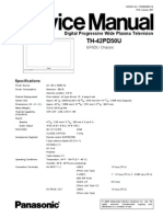 Service (Repair) Manual for Panasonic TH-42PD50U