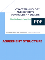 Contract Terminology and Concepts (English / Portuguese) - Apresentação