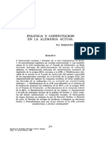 Bacigalupo, Mariano-Política y Constitución en La Alemania Actual