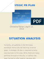Strategic PR Plan: Christine Fisher - April 13, 2015