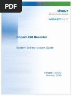 Recorder SysInfra Guide