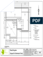 Update April 12 Raised Bungalow - Sheet - A100 - Foundation Plan