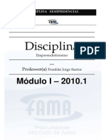 Apostila Empreendedorismo Módulo I NOVO 2