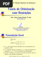 Teoria de Otimizacao Com Restricoes