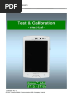 Sony Ericsson ST15 Xperia Mini Test & Calibration - Electrical Rev1