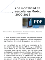 Análisis de Mortalidad de Edad Preescolar en México