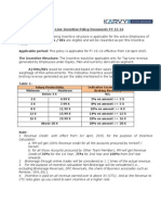 Topline Incenive Policy 