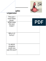 puns graphic organizer