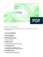 Further Reading: 1. Your First Website!