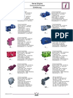 General Information on YR Reducers and Gearboxes