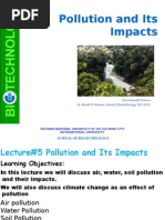 Lecture 5 Pollution and Its Impacts