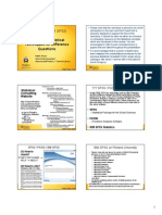 SPSS Intermediate Advanced Statistical Techniques