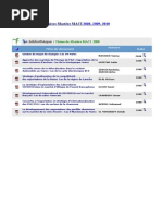 Liste Des Thèses MACI 2008-2010