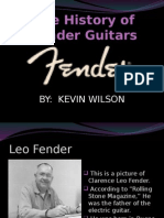 History of Fender Guitars Father Leo Fender