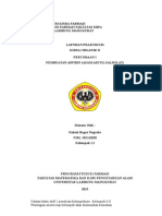 Format Cover Laporan Praktikum Kimia Organik II