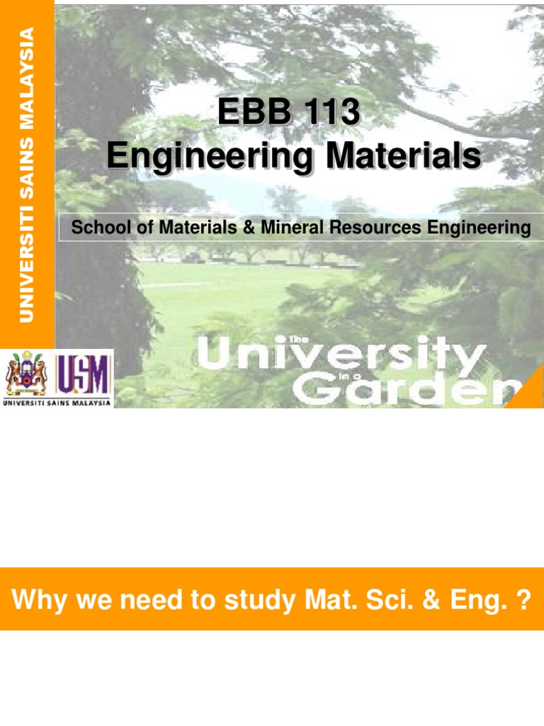 Engineering Materials Course Overview | PDF | Solid | Ceramics