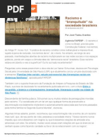 Racismo e Branquitude