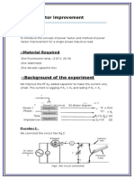 Power Factor Improvement: Objectives