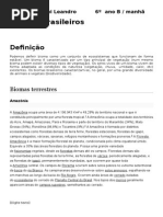 Biomas Brasileiros 1