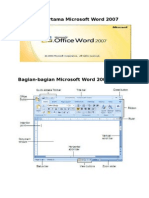 Tampilan Pertama Microsoft Word 2007