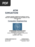 Atm Simulation Final Report