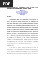 Download Tillage and Mulching for Maize Yield by Rajan Bhatt PhD Soil Science SN26184405 doc pdf