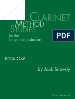 Jack Snavely - Clarinet Method Studies - Book 1