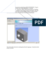 Findind Workbench Tutorial on Geometry