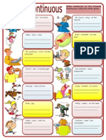 Write Sentences in The Present Continuous Using The Hints Given