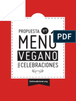 Menú Vegano para Celebraciones-Defensanimal.org