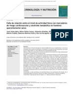 0 Actividad Física y Marcadores de Riesgo Metabolico