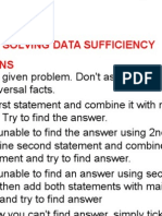 Data Sufficiency 