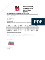 Penawaran Genset 17 - 20 Kva