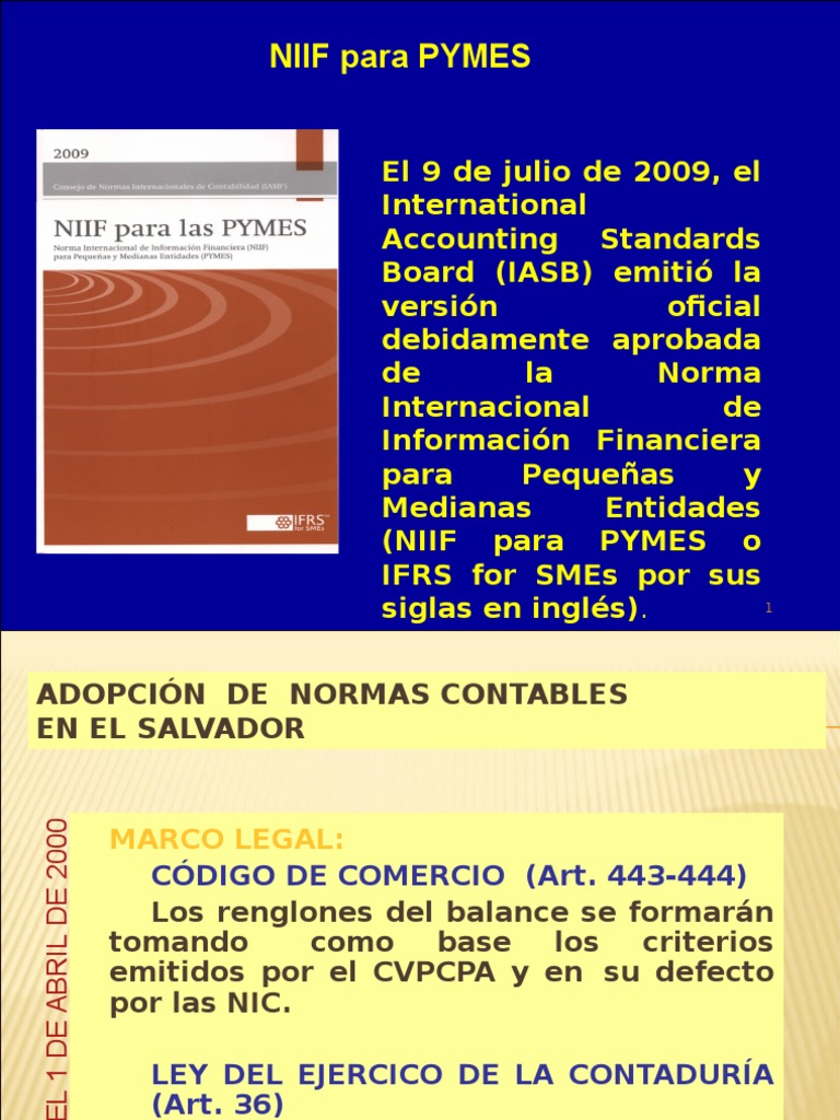 Niif para Pymes Sección 7 | PDF | Efectivo | normas internacionales de ...