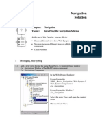 Navigation Solution: Chapter: Navigation Theme: Specifying The Navigation Schema