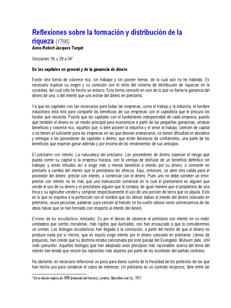Formación y distribución de la riqueza | PDF | Beneficio (economía ...
