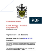 Igcse Practical Revision Guide