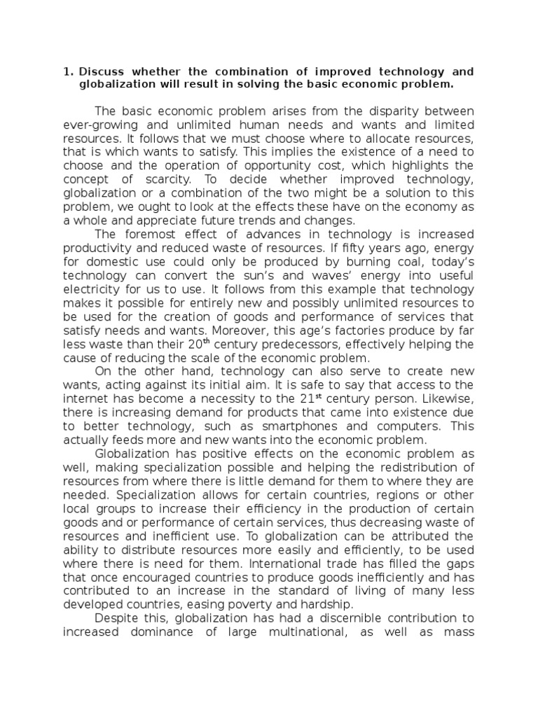 Would globalization be possible without technology image