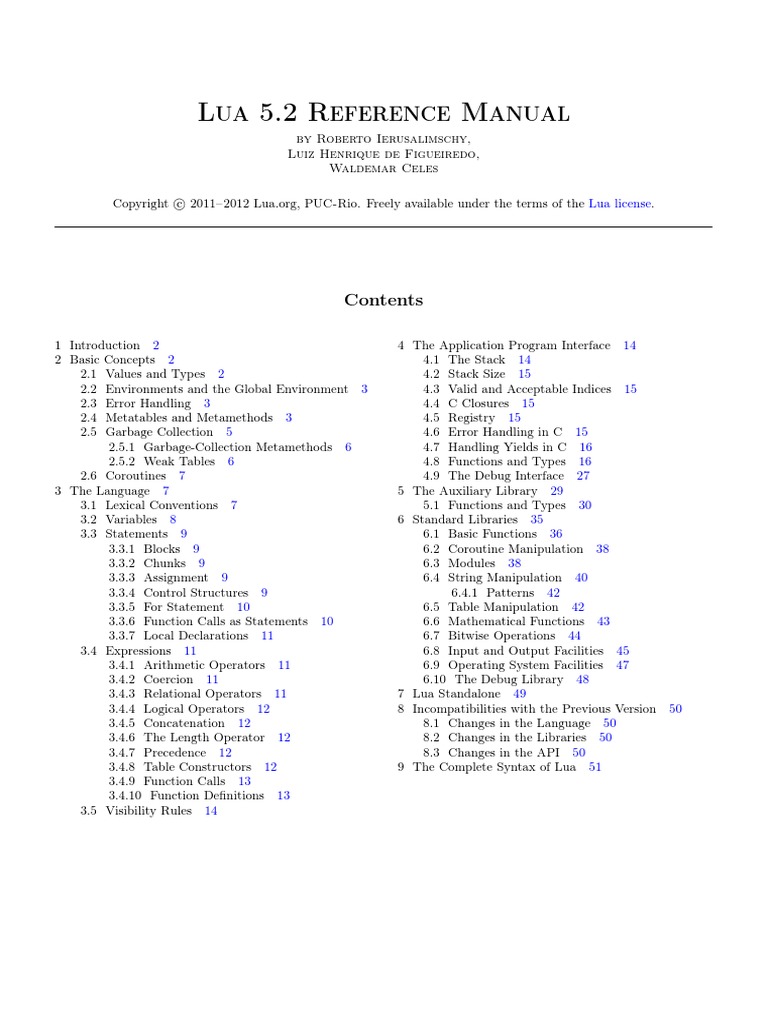 Manual de Lua | PDF | Computers
